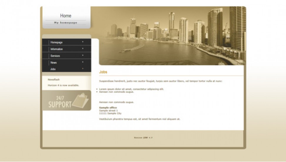 HTML templates